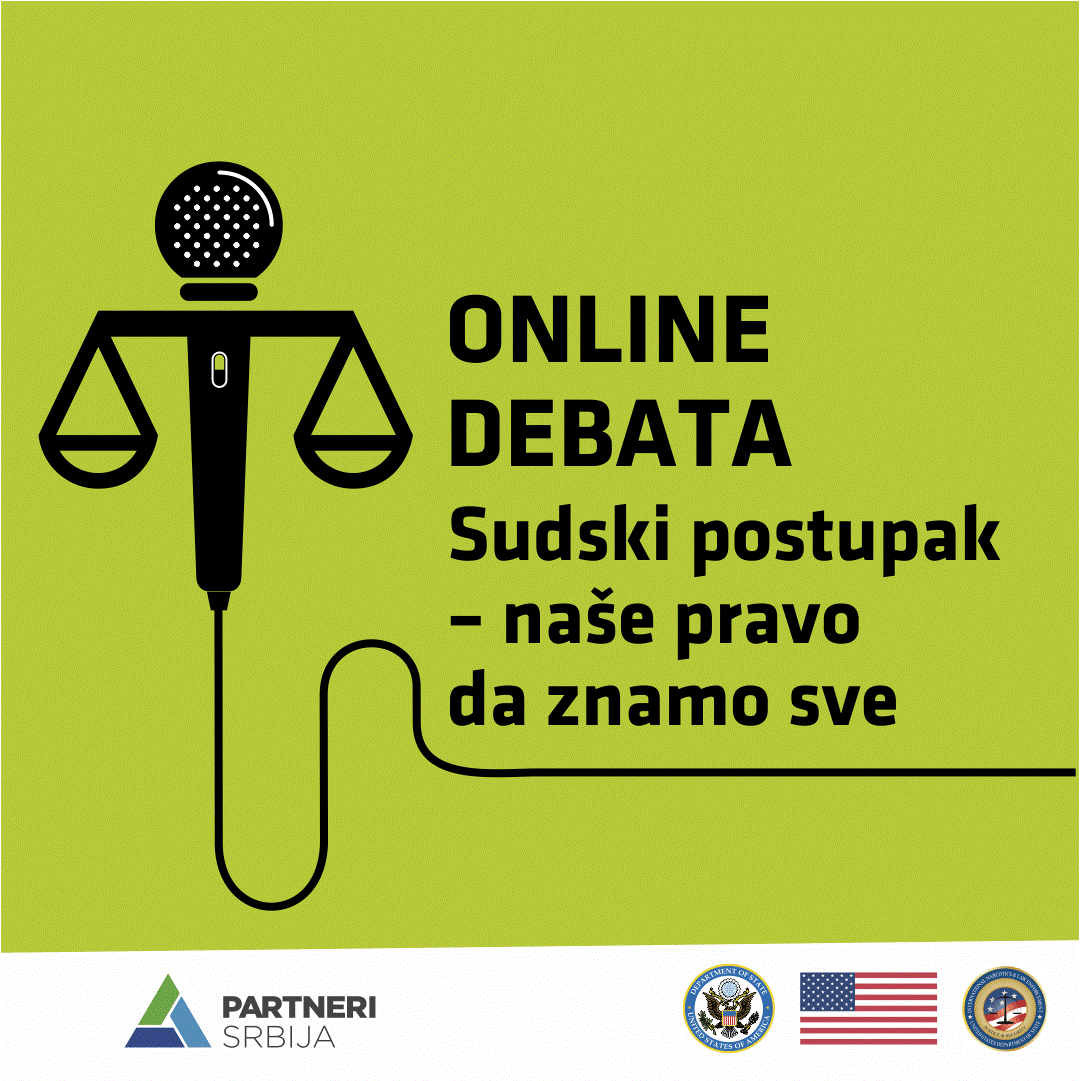 Pozivamo vas na studentsku debatu: „Sudski postupak - naše pravo da znamo sve“