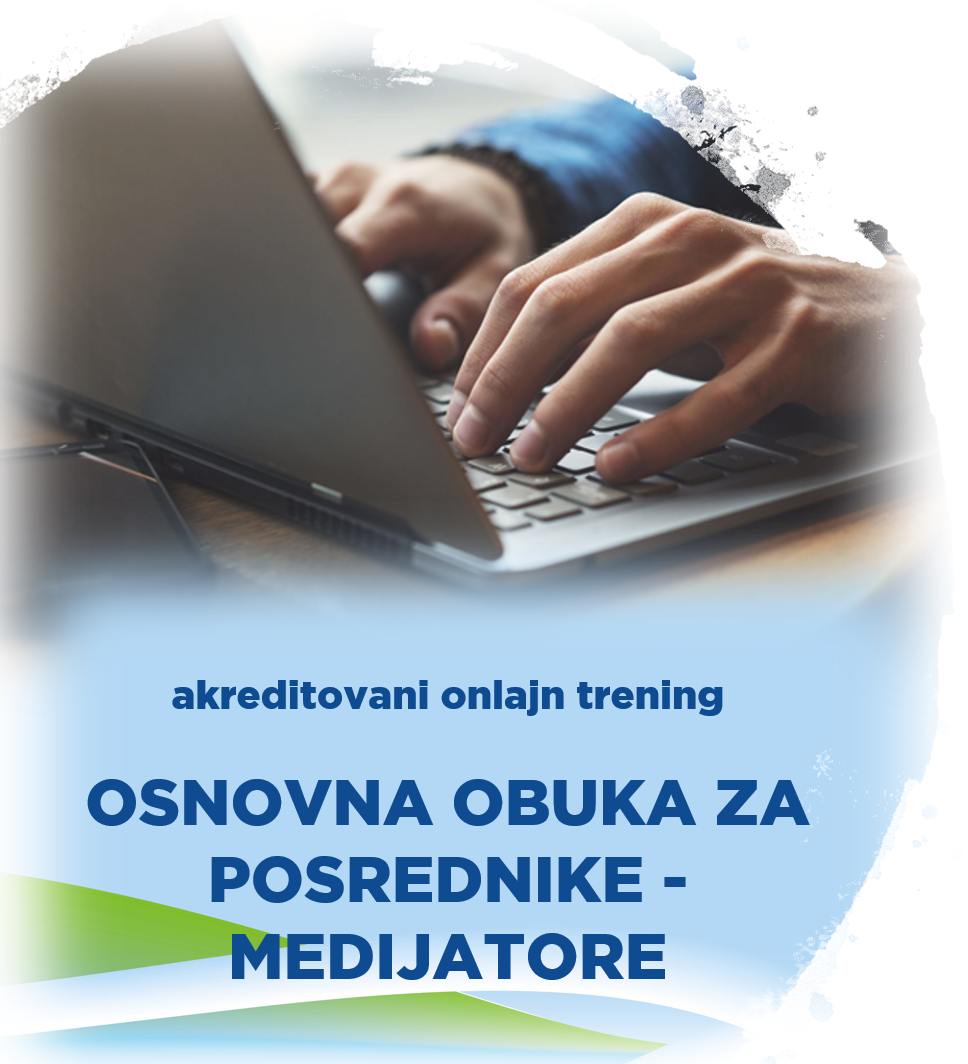 Akreditovani onlajn trening Osnovna obuka za posrednike - medijatore