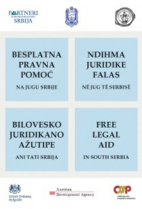 Besplatna pravna pomoć na jugu Srbije