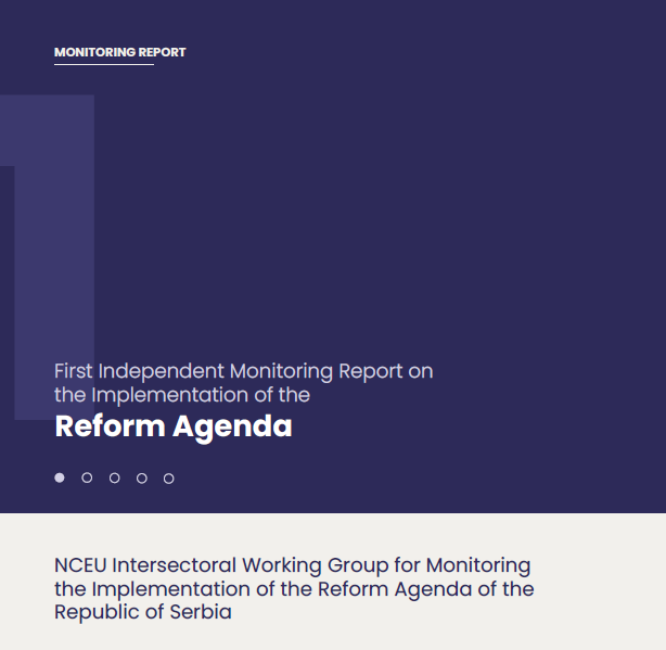 First Independent Monitoring Report on the Implementation of the Reform Agenda